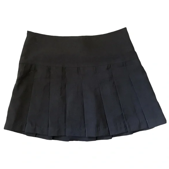 Skirts Black Pleated Mini Skirt Poshmark